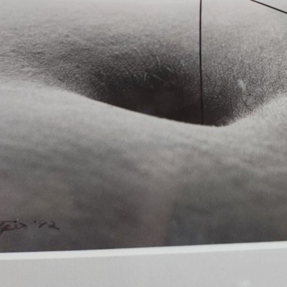 ALLAN I. TEGER BODYSCAPES BELLY BUTTON FISHING PHOTO SIGNED 236/250 original - Picture 7 of 16